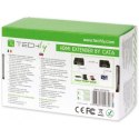 Extender HDMI po skrętce Cat.6/6a/7, do 60m, FullHD 3D, czarny Techly