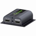 Extender HDMI po skrętce Cat.6/6a/7 do 60m, FullHD, with IR Techly