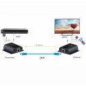 Extender HDMI po skrętce Cat.6/6a/7 do 60m, FullHD, with IR Techly