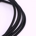 Kabel USB-Micro USB 1.5 m. czarny sznurek TB