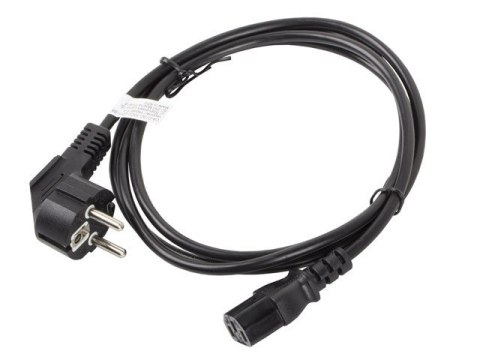 Kabel zasilający CEE 7/7 - IEC 320 C13 1.8M czarny Lanberg