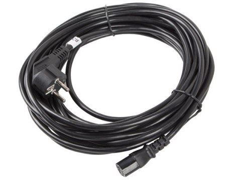 Kabel zasilający CEE 7/7 - IEC 320 C13 VDE 10M czarny Lanberg