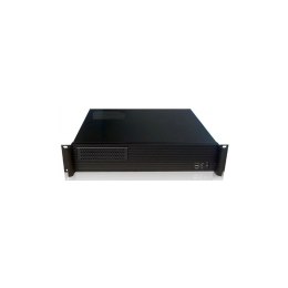 Kompaktowa obudowa PC ATX Rack 19cali 2U czarna Techly