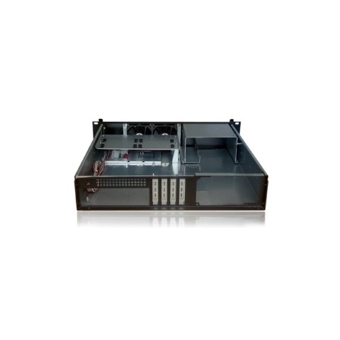 Kompaktowa obudowa PC ATX Rack 19cali 2U czarna Techly Kompaktowa obudowa PC ATX Rack 19cali 2U czarna Techly