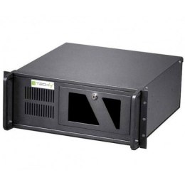 Obudowa PC ATX Rack 19 cali 4U, czarna Techly