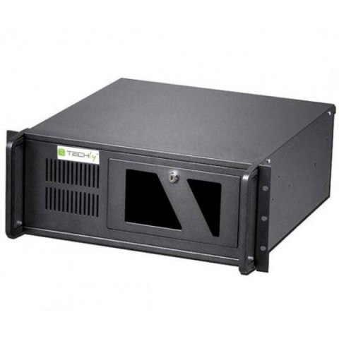 Obudowa PC ATX Rack 19 cali 4U, czarna Techly