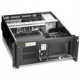 Obudowa PC ATX Rack 19 cali 4U, czarna Techly