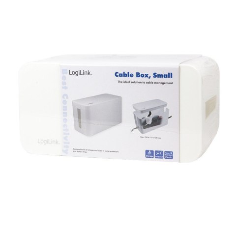 Organizer kabli Cable Box, biały LogiLink Organizer kabli Cable Box, biały LogiLink