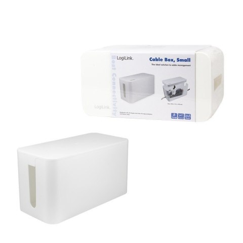 Organizer kabli Cable Box, biały LogiLink Organizer kabli Cable Box, biały LogiLink