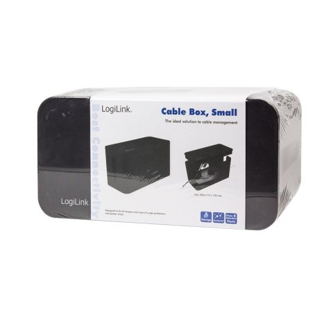 Organizer kabli Cable Box, czarny LogiLink Organizer kabli Cable Box, czarny LogiLink
