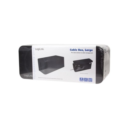 Organizer kabli Cable Box, czarny LogiLink Organizer kabli Cable Box, czarny LogiLink