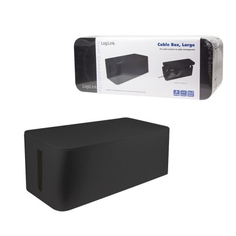 Organizer kabli Cable Box, czarny LogiLink Organizer kabli Cable Box, czarny LogiLink