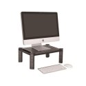 Podstawka pod monitor do 32cali, plastikowa regulowana, czarna Techly