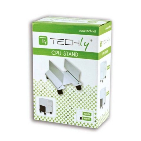 Podstawka pod obudowę PC na kółkach, czarna Techly Podstawka pod obudowę PC na kółkach, czarna Techly
