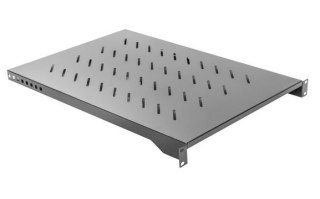 Półka do szaf 19 cali 1000mm 1U 483x750mm czarna Lanberg