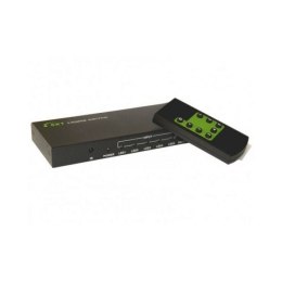 Przełącznik HDMI 5/1 z pilotem, 4K2K 3D, czarny Techly