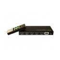 Przełącznik HDMI 5/1 z pilotem, 4K2K 3D, czarny Techly