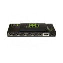 Przełącznik HDMI 5/1 z pilotem, 4K2K 3D, czarny Techly