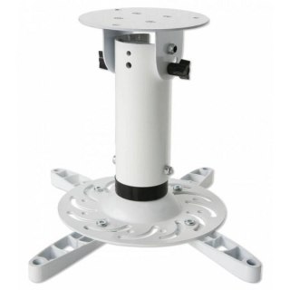 Ramię do projektora 20 cm, sufitowe, 15kg białe Techly