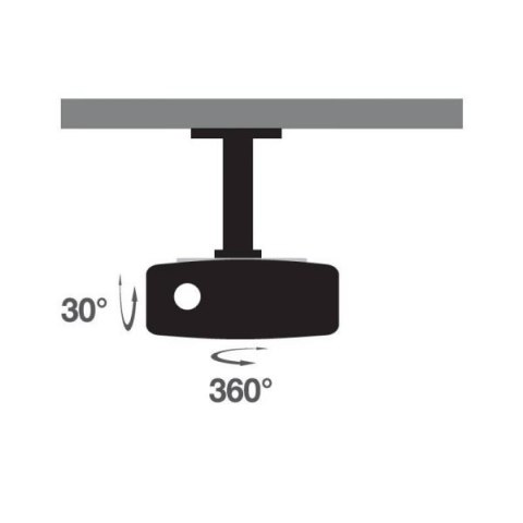 Ramię do projektora 20 cm, sufitowe, 15kg białe Techly