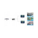 Rozdzielacz-splitter AV HDMI 2.0 1/2 Ultra HD 4K Techly