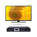 Rozdzielacz-splitter AV HDMI 2.0 1/2 Ultra HD 4K Techly