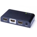 Rozdzielacz-splitter AV HDMI 2.0 1/2 Ultra HD 4K Techly