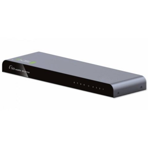 Rozdzielacz-splitter AV HDMI 2.0 1/8 Ultra HD 4Kx2K 3D Techly Rozdzielacz-splitter AV HDMI 2.0 1/8 Ultra HD 4Kx2K 3D Techly