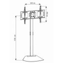 Stojak podłogowy LCD/LED 32-70cali regulowany czarny Techly