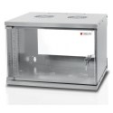Szafa wisząca ECO 19cali 6U/450mm zmontowana, szara Techly