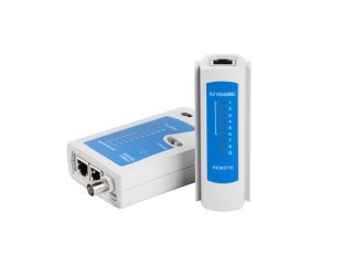 Tester kabli RJ-45, RJ-12, RJ-11, Coaxial Lanberg