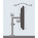 Uchwyt biurkowy regulowany 13-19cali 8kg czarny Techly