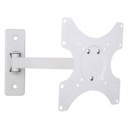 Uchwyt ścienny LCD/LED 19-37cali 25kg regulowany, biały Techly