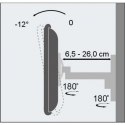 Uchwyt ścienny LCD/LED 19-37cali 25kg regulowany, biały Techly