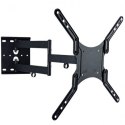 Uchwyt ścienny LCD/LED 23-55cali podwójne ramię, 45kg, czarny Techly