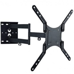 Uchwyt ścienny LCD/LED 23-55cali podwójne ramię, 45kg, czarny Techly