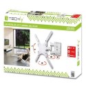 Uchwyt ścienny LCD/LED 23-55cali regulowany biały Techly