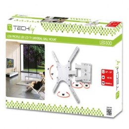 Uchwyt ścienny LCD/LED 23-55cali regulowany biały Techly