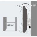 Uchwyt ścienny LCD/LED 40-65cali 60kg czarny Techly