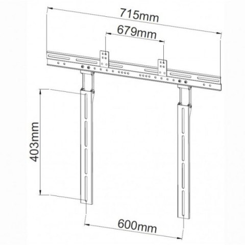 Uchwyt ścienny do soundbar, 10kg, czarny Techly Uchwyt ścienny do soundbar, 10kg, czarny Techly