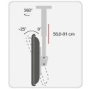 Uchwyt sufitowy LCD/LED 32-55cali czarny, 50kg Techly