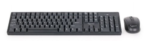 Zestaw klawiatura + mysz czarny, bezprzewodowy Gembird