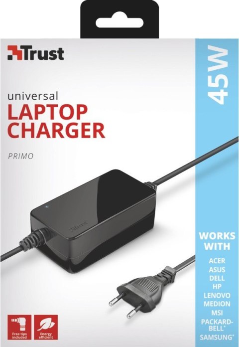 45W Primo Zasilacz do laptopa Trust