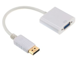 Adapter Display Port VGA biały Gembird