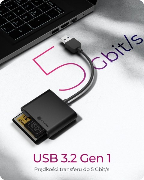 Czytnik kart IB-CR301-U3 USB 3.0 IcyBox Czytnik kart IB-CR301-U3 USB 3.0 IcyBox