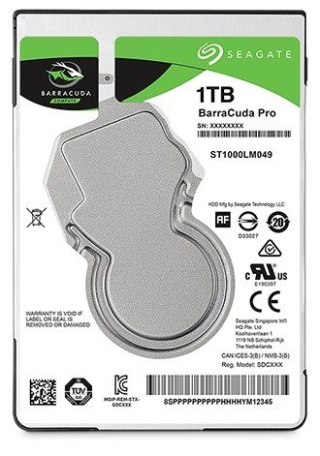Dysk twardy BarraCuda Pro 1TB 2.5 cala 128MB ST1000LM049
