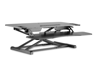 Ergonomiczna nakładka na biurko, powierzchnia robocza: 950x615x106-460mm, regulowana, czarna Digitus