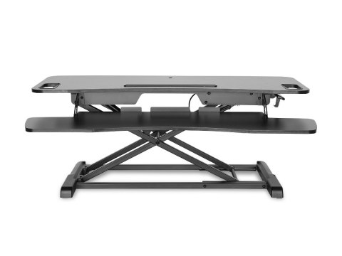 Ergonomiczna nakładka na biurko, powierzchnia robocza: 950x615x106-460mm, regulowana, czarna Digitus