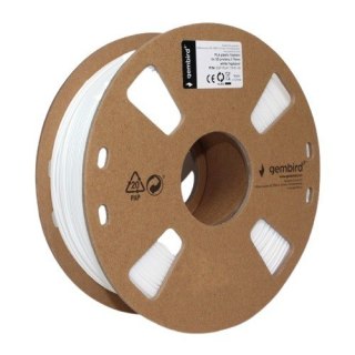 Filament drukarki 3D PLA/1.75 mm/1kg/biały Gembird