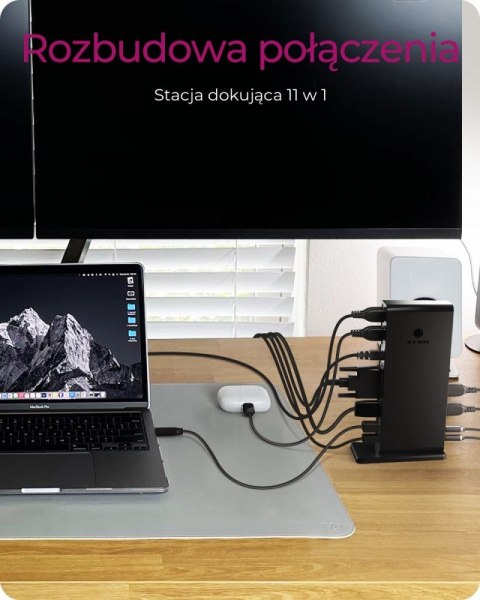 IB-DK2241AC USB,HDMI,LAN,DVI-I,Mic IcyBox IB-DK2241AC USB,HDMI,LAN,DVI-I,Mic IcyBox